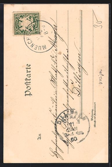 Cartoline postali: Paul Hey: München, Schäfflertanz auf d – Usato da Berlin venduto da bartko-reher 1