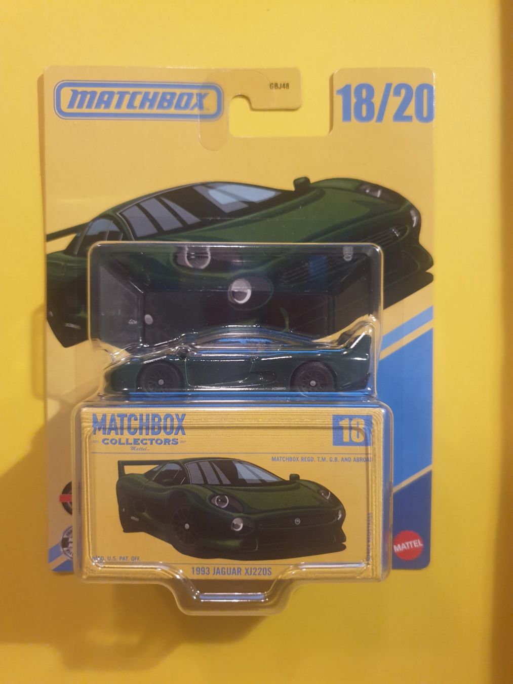 Matchbox Modellini d'auto: Matchbox 1993 JAGUAR XJ220S – Nuovo e nell'imballaggio originale da Oftringen venduto da Rotor 1