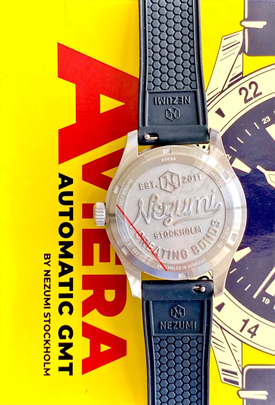 Orologi: NEU! Aviera Automatic GMT by Nezumi Stockholm – Nuovo e nell'imballaggio originale da Bern venduto da RealYoda 2