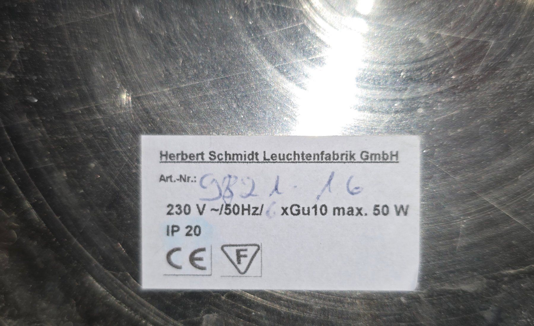 Lampadari & plafoniere: Deckenleuchte 6-Flammig LED Herbert Schmidt Leuchte – Usato da Erlinsbach venduto da tiansisi 1