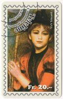 seltene TELELINE Prepaid Telefonkarte - Auguste Renoire