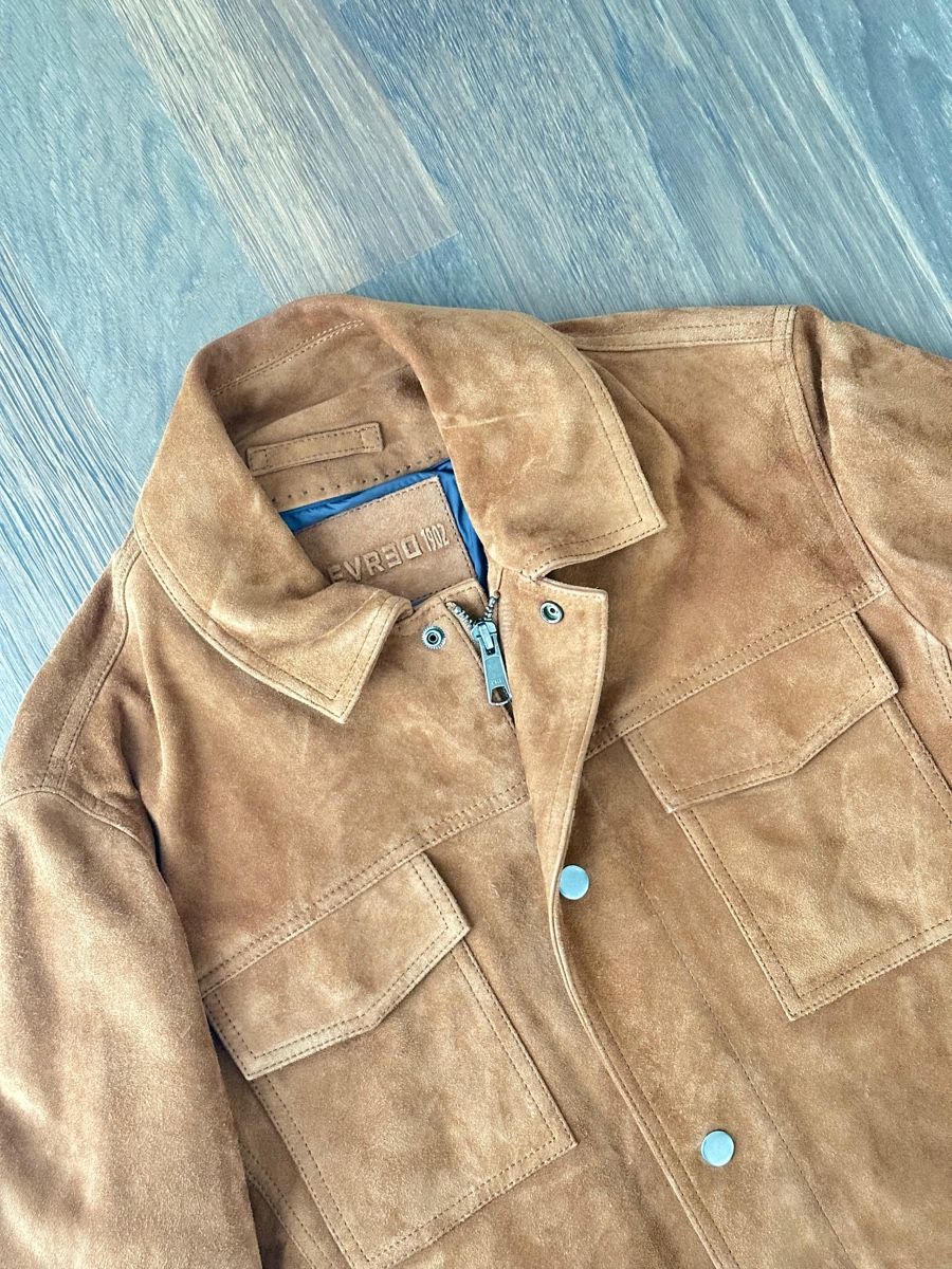 Giacche: Wildlederjacke in Braun, Grösse S – Usato da Mörschwil venduto da ReLuxeAtelier 2
