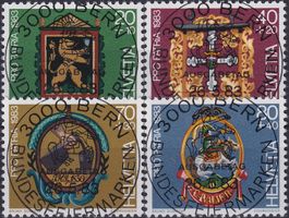 1983, B198-B201 (Pro Patria) Satz mit Ersttags-Stempel.