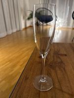 7 Rosenthal Sektgläser aus Kristall gebraucht Zustand