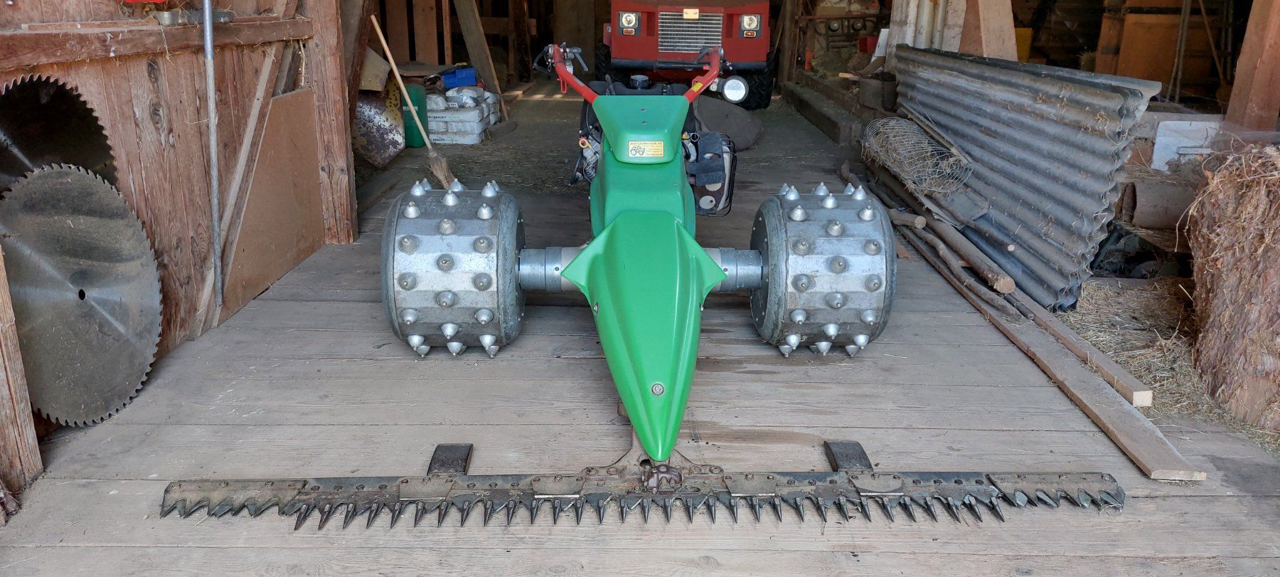 Rapid Tutte le macchine: Rapid Motormäher Euro 4 inkl. Kreiselheuer Fahr + Hill Rake – Usato da Grünen venduto da Doedel22