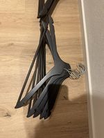 Kleiderbügel Holz Schwarz 