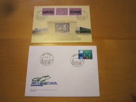1982 / 1980 AIROLO  schöne Belege
