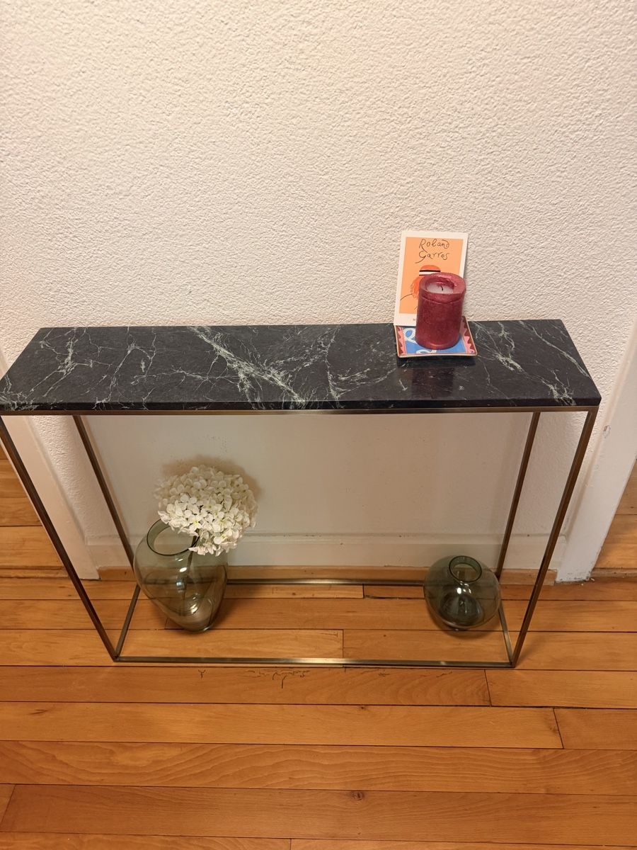 Tische: Konsole / sideboard Marmor schwarz – Gebraucht aus Zürich von nehini