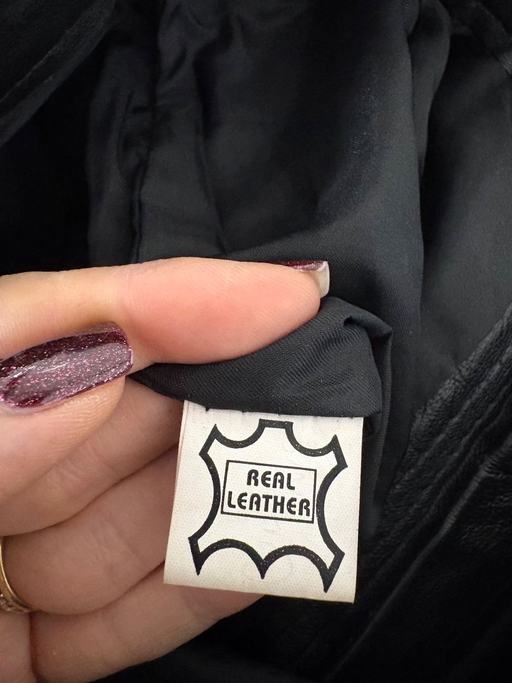 Hosen: gerade geschnittene Lederhose Gr. 34 schwarz Slim – Neu (gemäss Beschreibung) aus Regensdorf von secondchancefashion 5