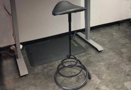 Fitness Hocker Arctic Team Spring Chair Hocker, grau