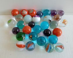 Migros All Stars & Vintage Cat's Eye Murmeln Set 31