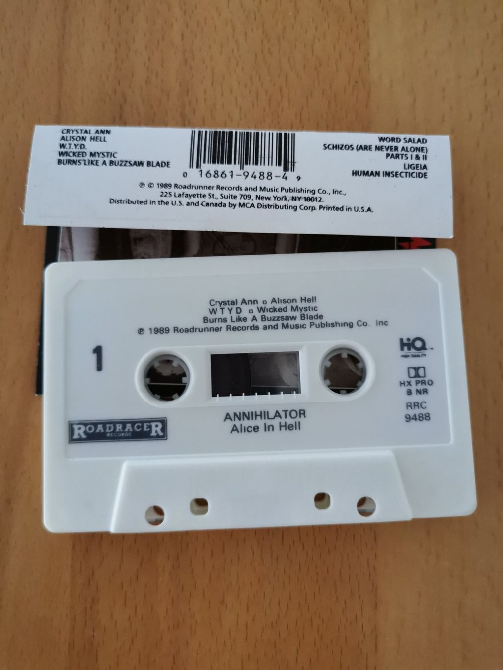 Musicassette: Annihilator - Alice in Hell - Kassette – Usato da St.Gallen venduto da Tamal0204 1