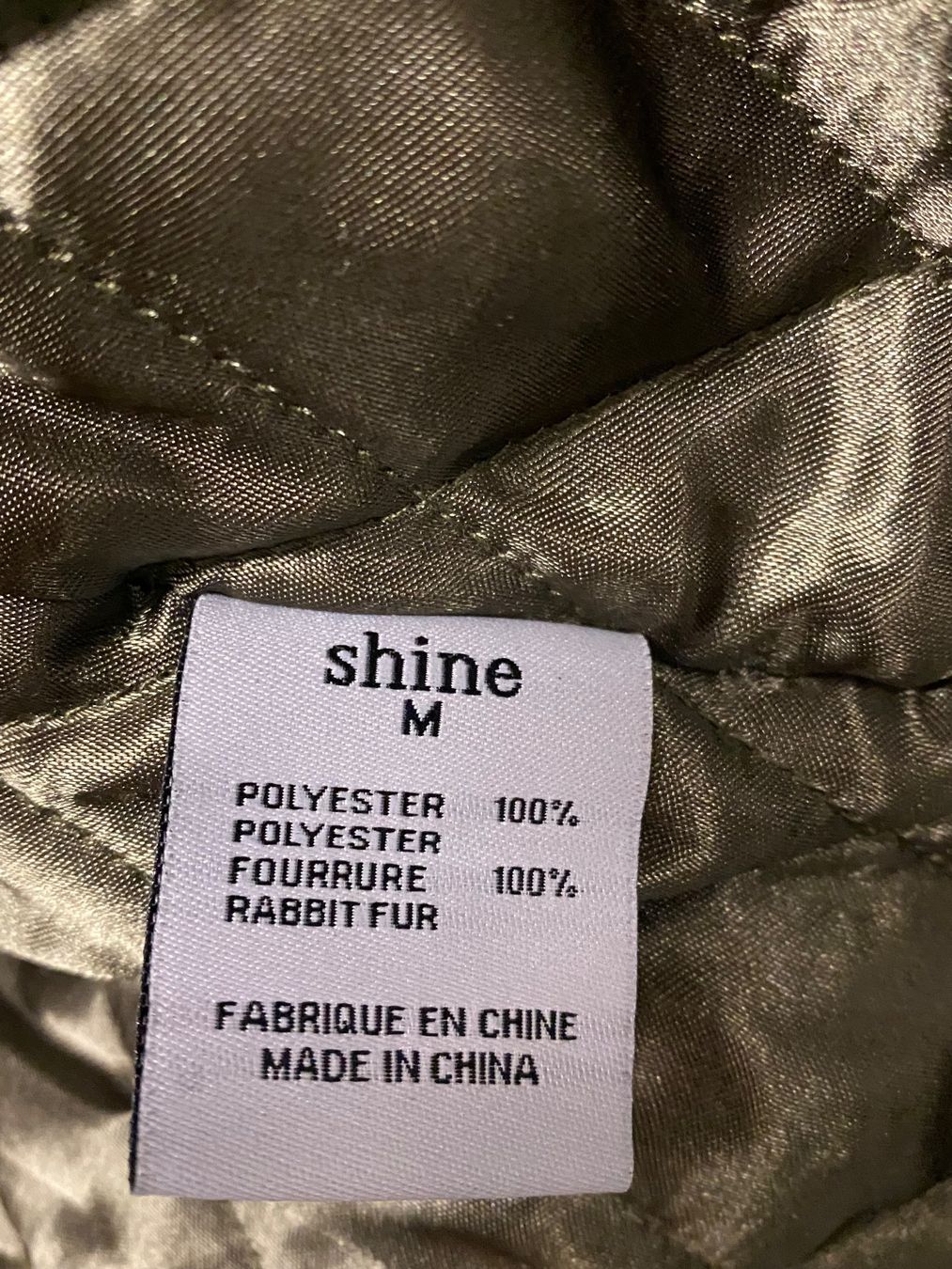 Jacken: Jacke von Shine Olive mit Pelz M – Neu (gemäss Beschreibung) aus Chur von simhofstr 4
