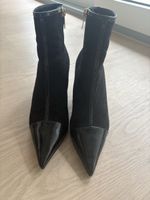 Schwarze Leder/Wildleder Boots von Jimmy Choo