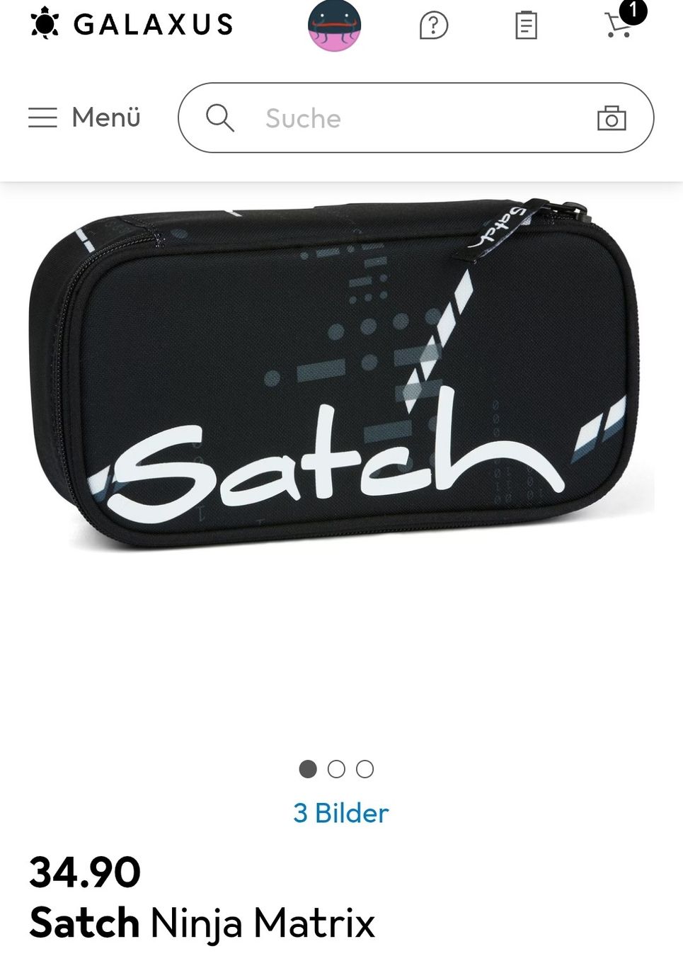 Satch Astucci : Satch Etui/Schlamperbox Ninja Matrix - NEU! – Nuovo e nell'imballaggio originale da Dietikon venduto da fly.high 2