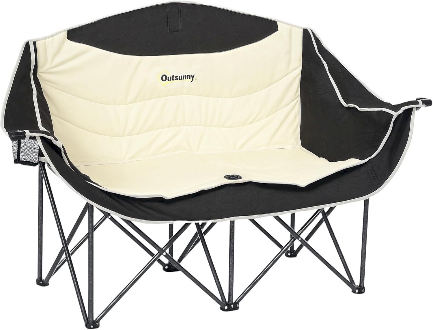 Mobili da campeggio: Outsunny Campingstuhl 2 Sitzer Khaki – Nuovo e nell'imballaggio originale da Bottighofen venduto da zaap