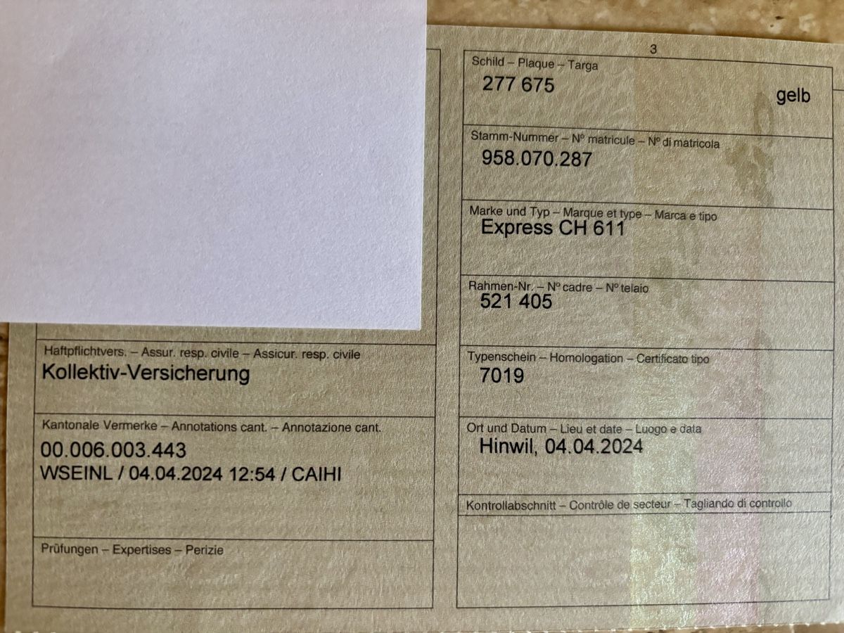 Mofas: Mofa Töffli Express im Caravelle Look – Gebraucht aus Gündisau von yuma06 8