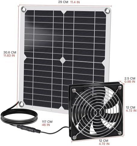 Ventilateurs: Solar Ventilator 12W – Neuf avec emballage d'origine à Hundwil par Pakethase 2