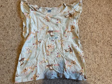 Süsses Sommer T-Shirt mit Waldtiere Grösse  110