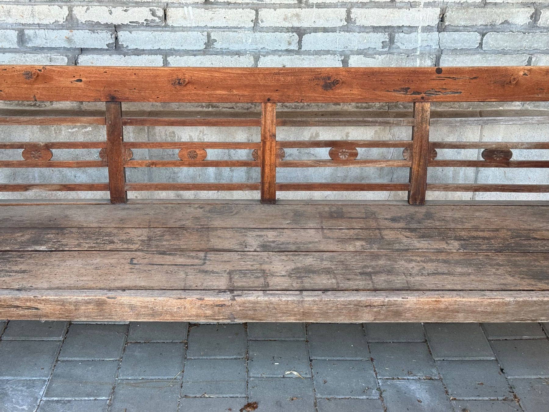 Bänke: Uralte Holzbank SHABBY CHIC – Gebraucht aus Neuendorf von Sternenzauber17 2