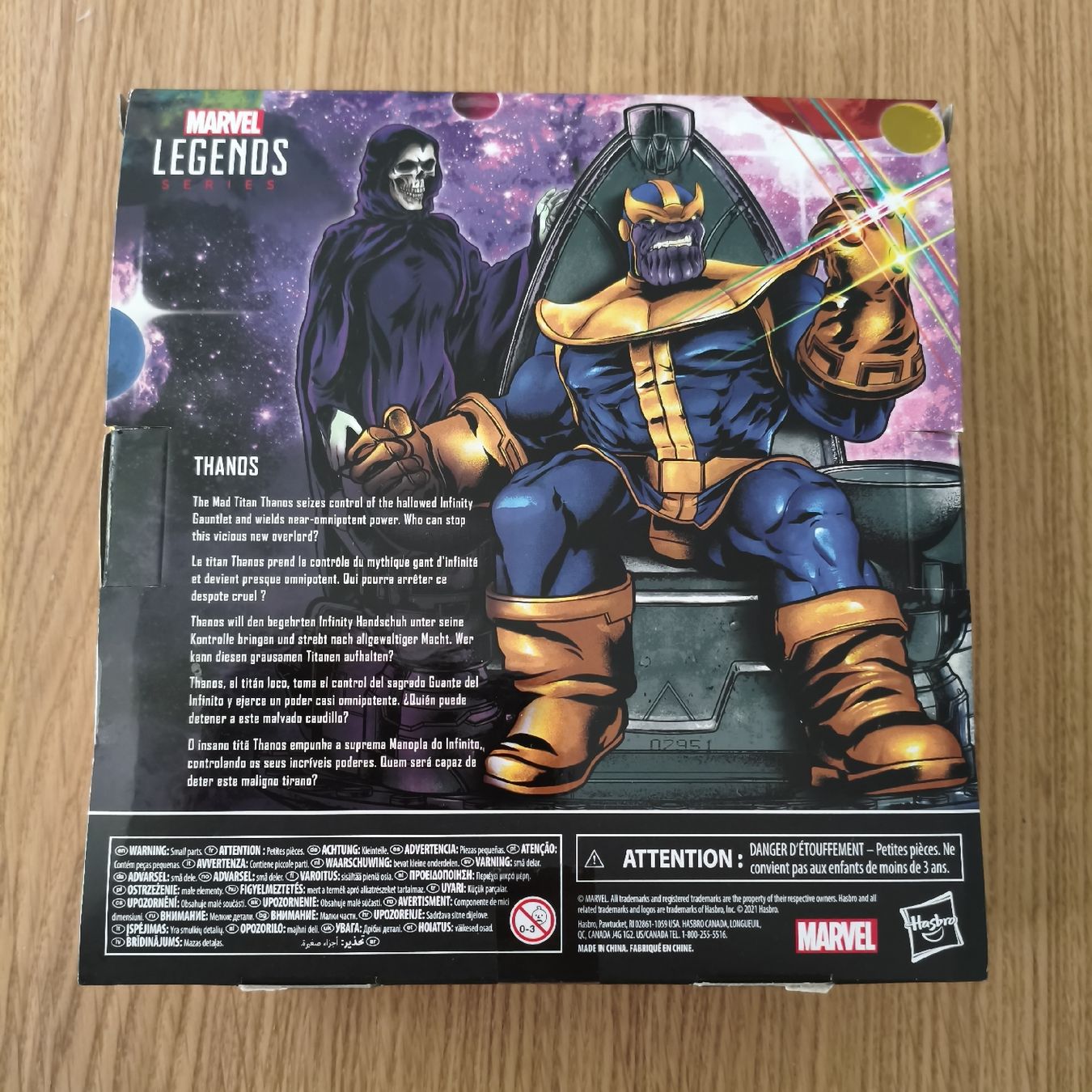Hasbro Statuette: MARVEL LEGENDS SERIES THE INFINITY GAUNTLET THANOS Figure – Nuovo e nell'imballaggio originale da Zürich venduto da PokeFun 1