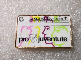 Ansteckpin 15: Pro Juventute Tax Card