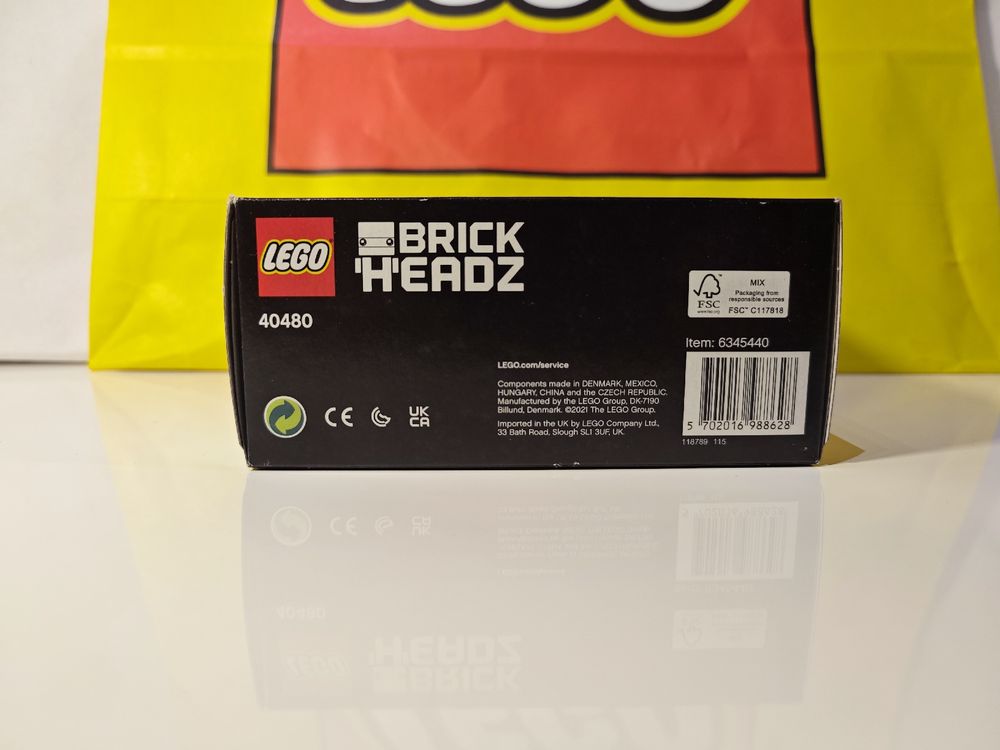 LEGO BrickHeadz 40480 Pets Ginger Tabby & Kitten - New (Neu (gemäss ...