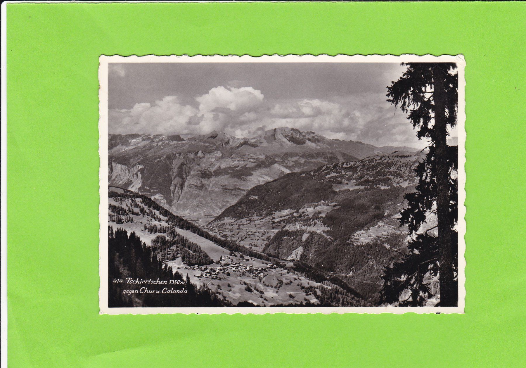 Cartoline postali: Tschiertschen – Usato da St. Peterzell venduto da neckertal