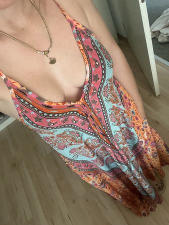 Boho Maxikleid Onesize aus Indischer Seide
