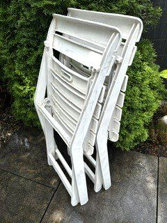 Chaises: +   wEiSSE KLaPPsTühLe  + – D'occasion à Winkel par zeho 5