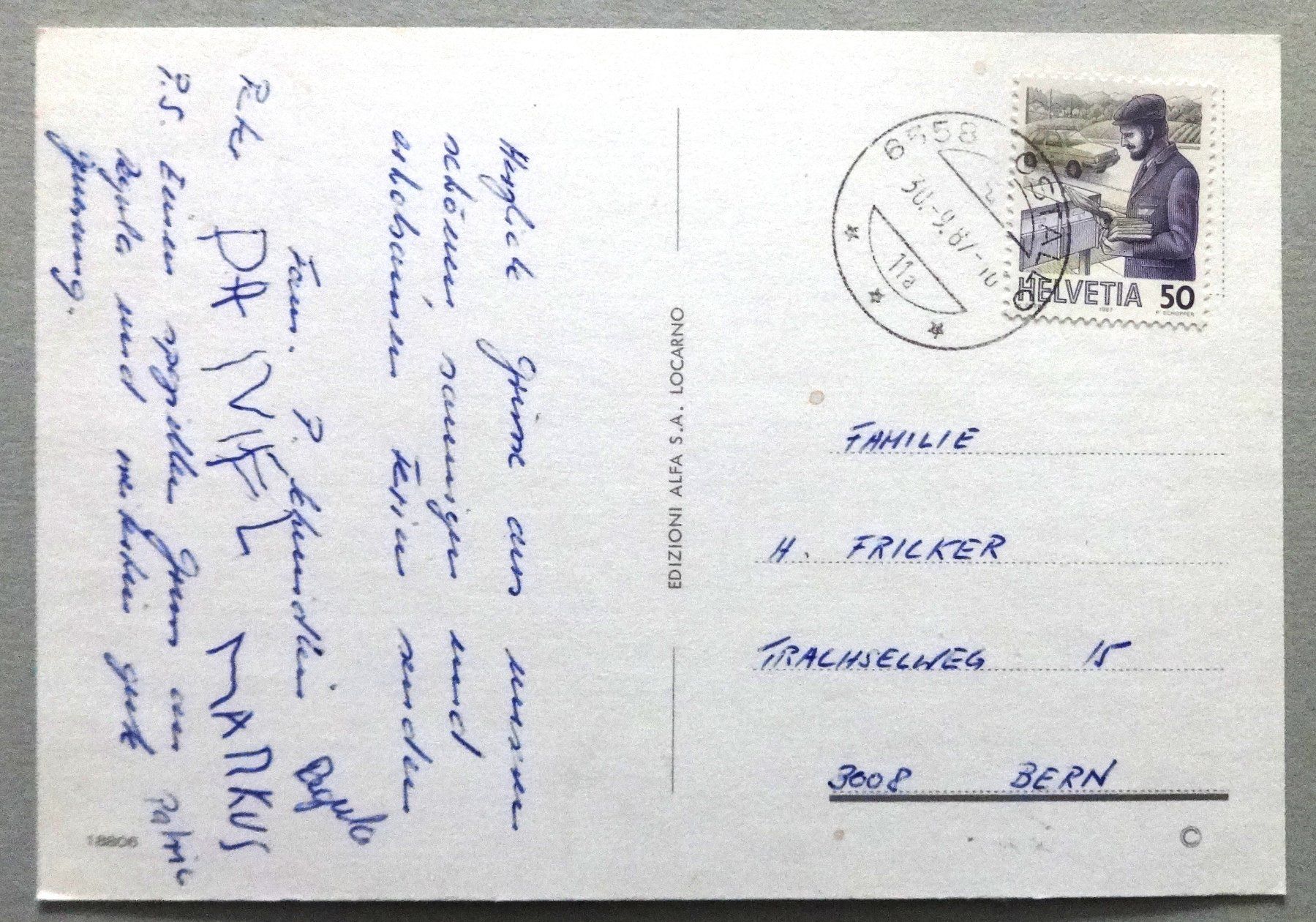 Cartoline postali: Valle Mesolcina – Usato da Fétigny venduto da Billy2miny 1