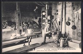 Cabane de Barberine, Inneres der Bergh
