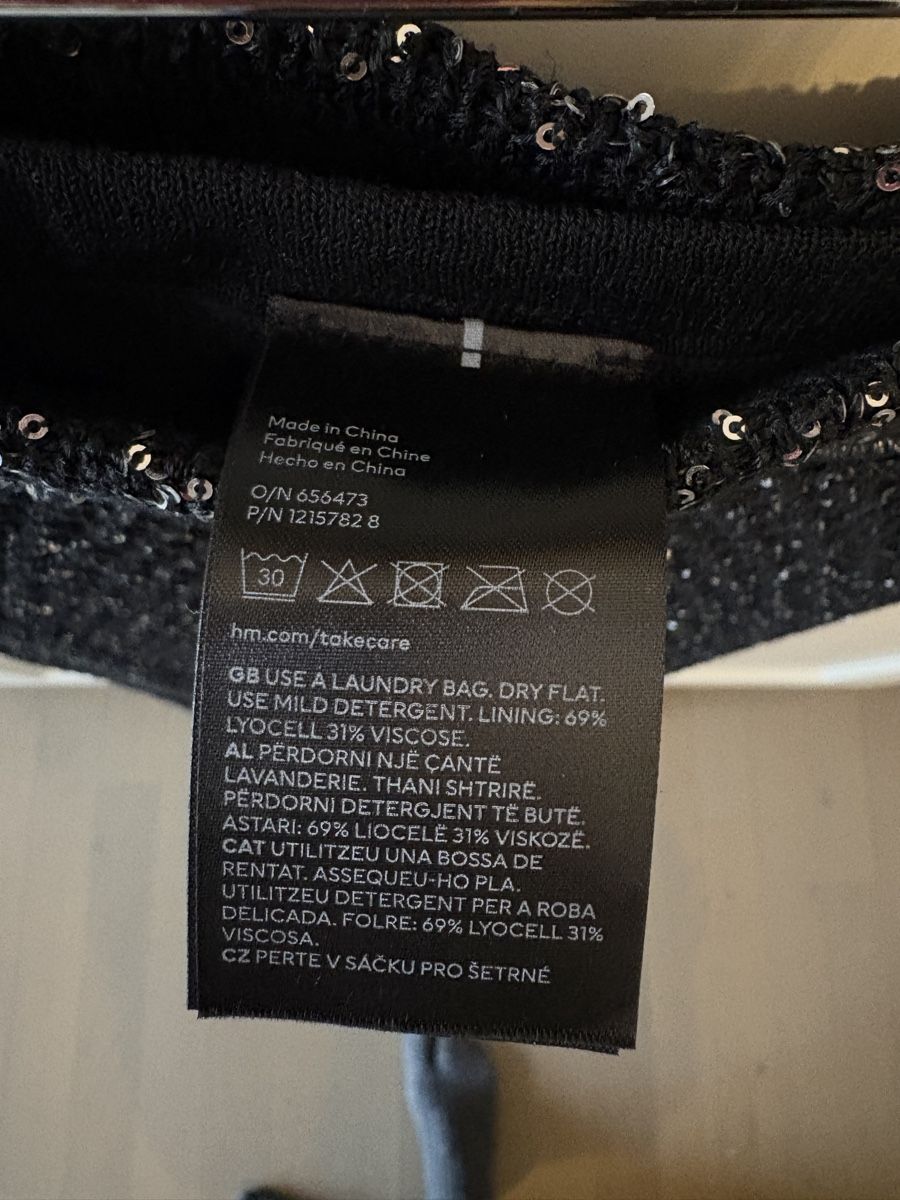 H&M Gonne: H&M silk blend sequins maxi skirt – Usato da Nyon venduto da My_wardrobe 3