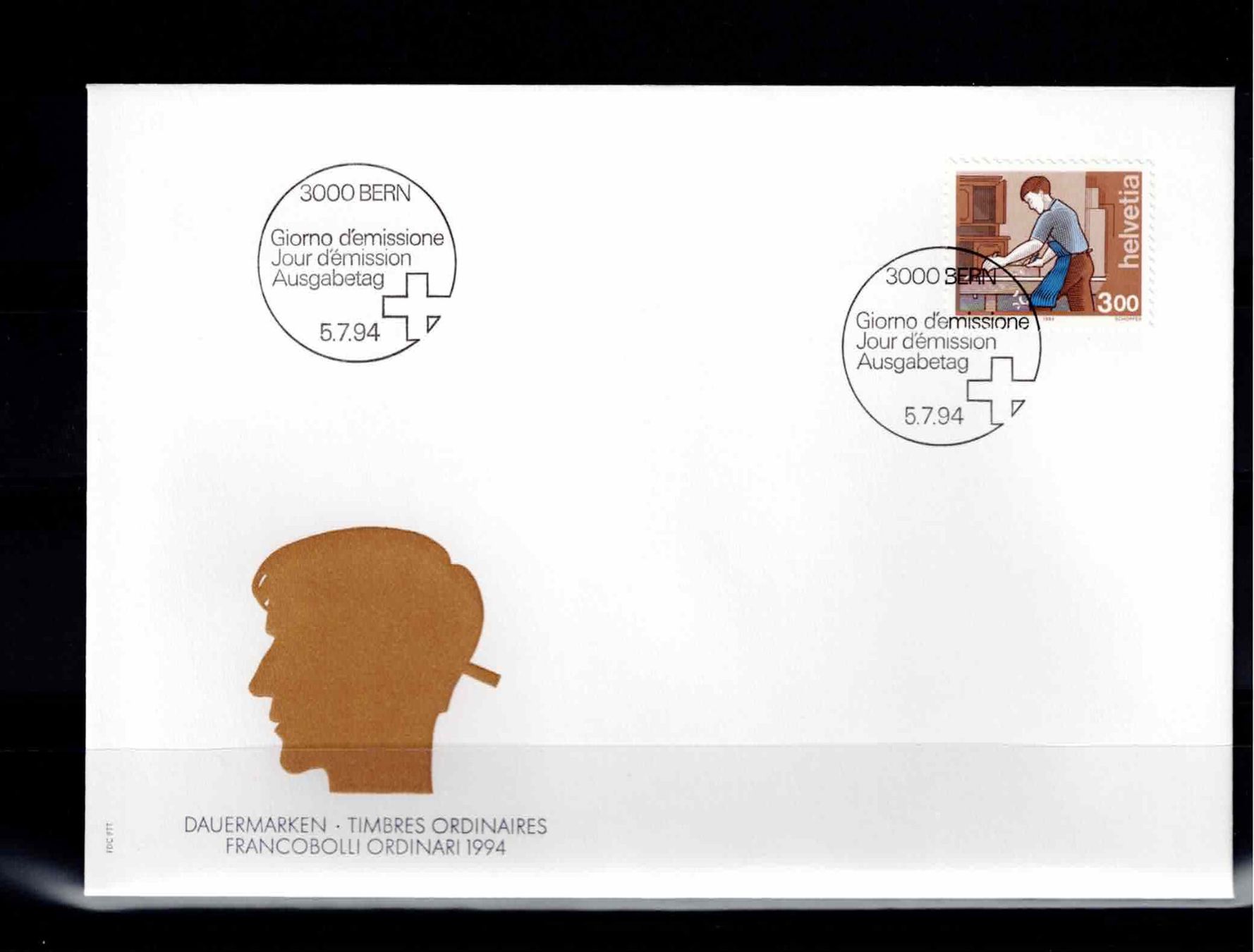 Tous les timbres: CH FDC Eimzelmarke 1994 – D'occasion à Koblenz par Markenhimmel