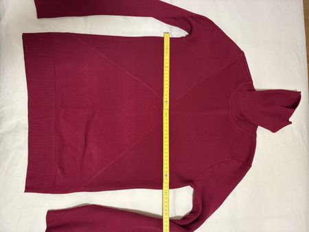 CalvinDamen Rollkragenpullover Weinrot Grösse M guter Zustan