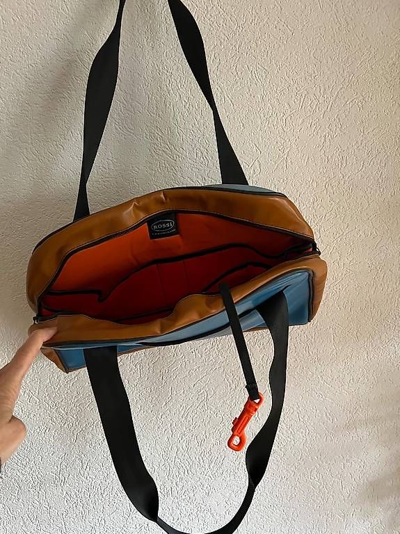 Rossis Borse da donna: Blaubraune Tasche von Rossi – Nuovo (secondo la descrizione) da Zürich venduto da Koereli01 2