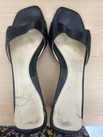 Pumps Leder Schwarz Absatz Grösse unbekannt gebraucht