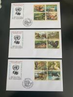 2000 / Uno Onu UN / Genf Wien NY / 3x FDC Arten