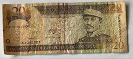 Billet 20 Pesos Oro République Dominicaine - Année 2003