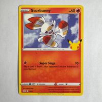 Pokémon Scorbunny  - 16 / 25 Celebrations - ENG