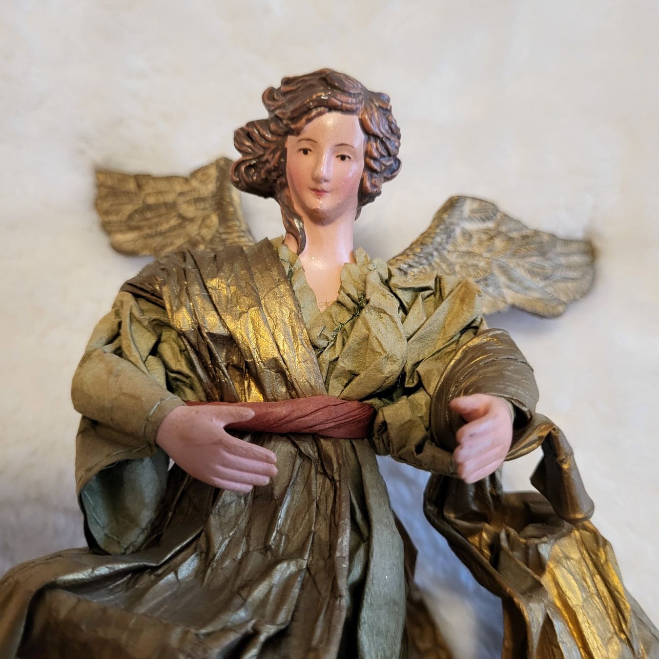 Statuette: Engel aus Pappmaché Vintage – Usato da Oberwil BL venduto da Spartaner01 2