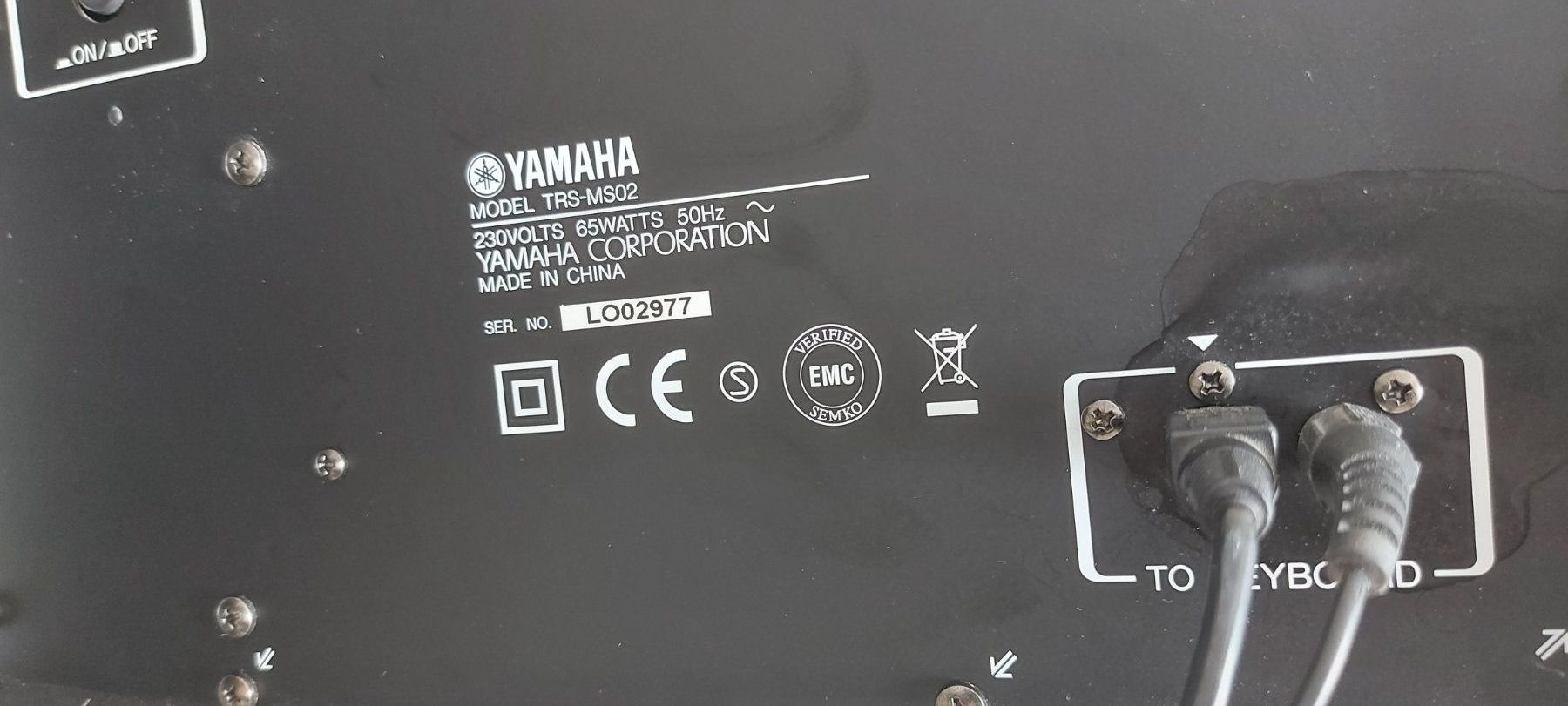 Yamaha Casse acustiche: Yamaha Tyros TRS-MS02 speakers – Usato da Glattbrugg venduto da Swissmusik 4