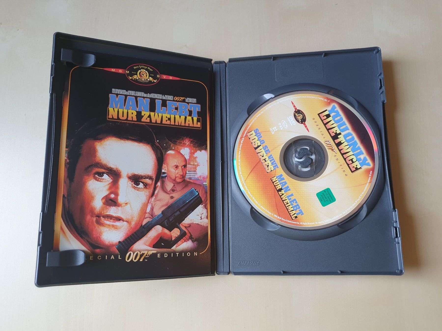 Tutti i DVDs: Man lebt nur zweimal 007 James Bond – Usato da Stansstad venduto da collectorsshop 2