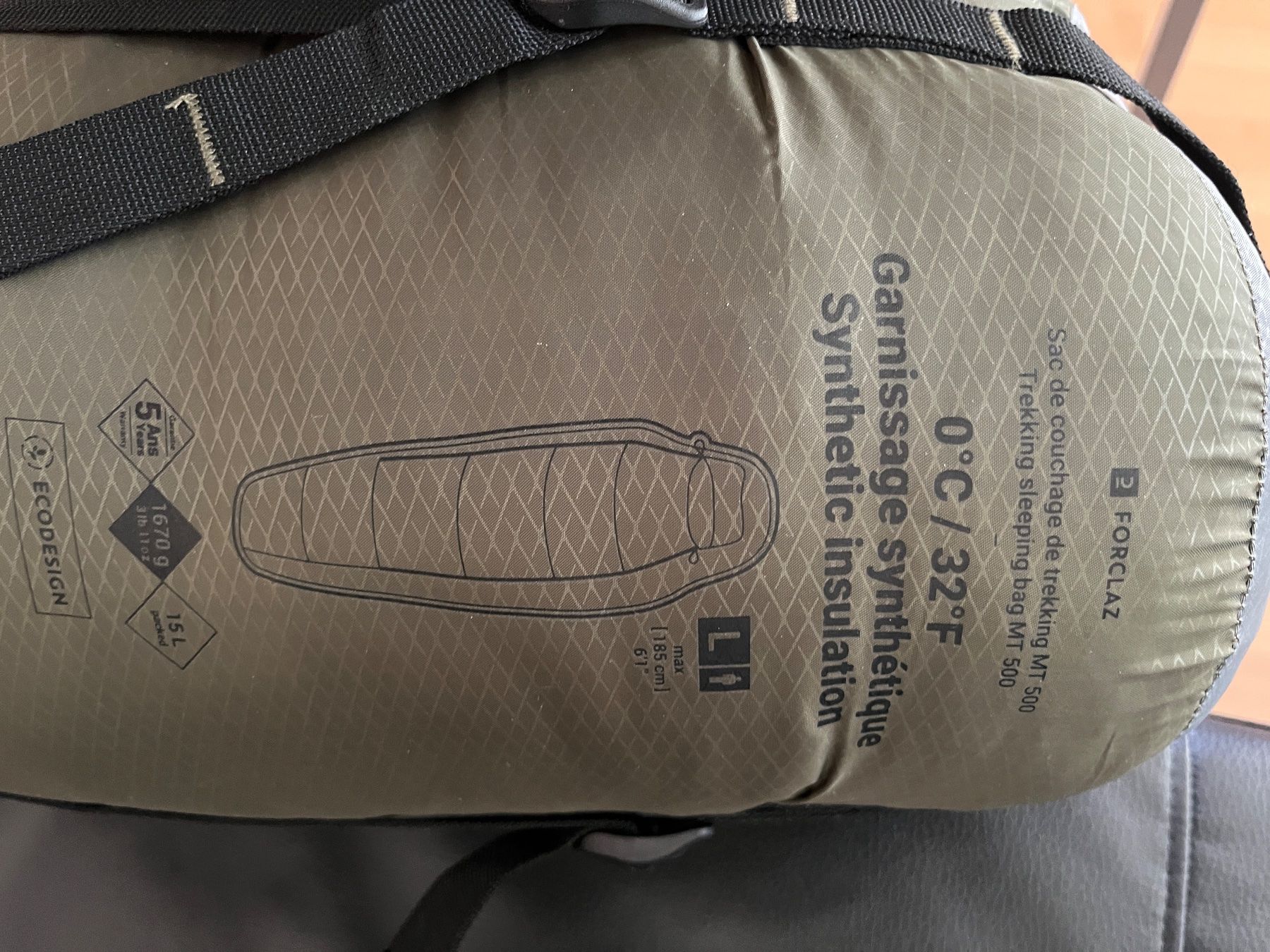 Sacs de couchage: Sleeping bag Polyester Trekking - MT500 0 °C- NEW. SIZE L – D'occasion à Dietlikon par clf_g9mp 2