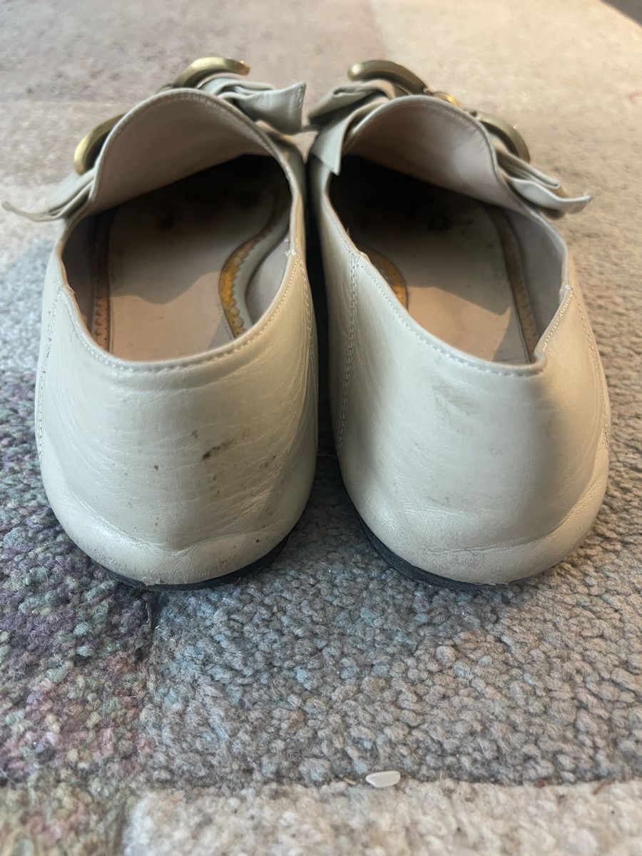 Gucci Damenschuhe: Gucci Designer Cream Leather loafers – Gebraucht aus Unterägeri von Nadiatweshe 2