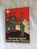 Chants de Soldats, Canti popolari Ticinesi, 1936
