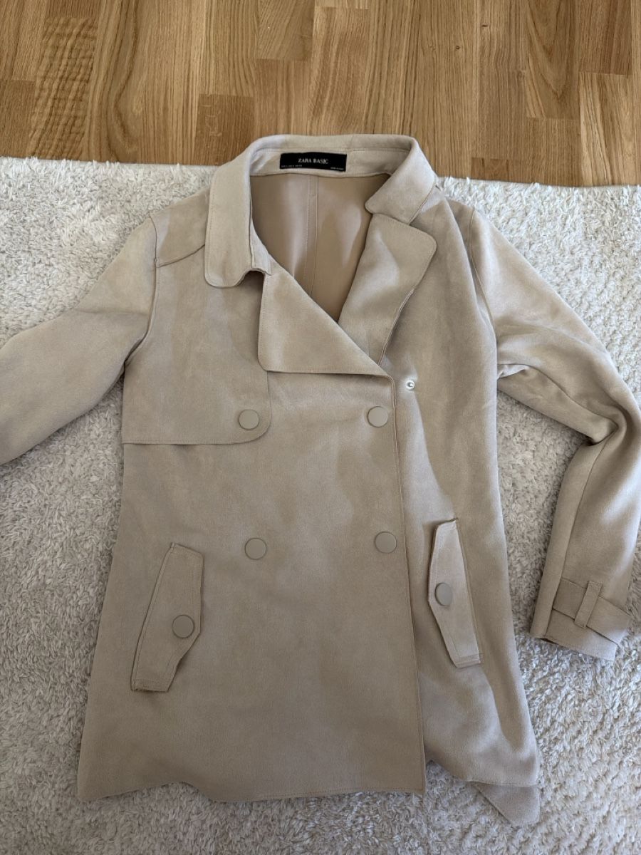Zara Mäntel: Manteau Zara Basic beige double boutonnage taille M – Neu (gemäss Beschreibung) aus Genève von car_cq69