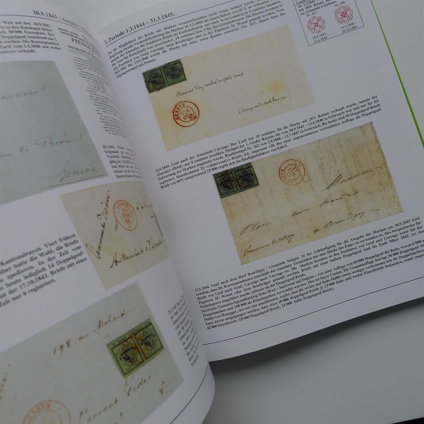 Tutti i francobolli: Postgeschichte von Genf, Richard Schäfer – Usato da Ebikon venduto da SilvioFreund 3