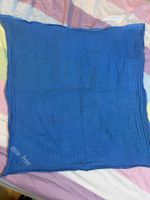 Chline Prinz Musselintuch, Himmelblau, 50x50 cm, Sommer