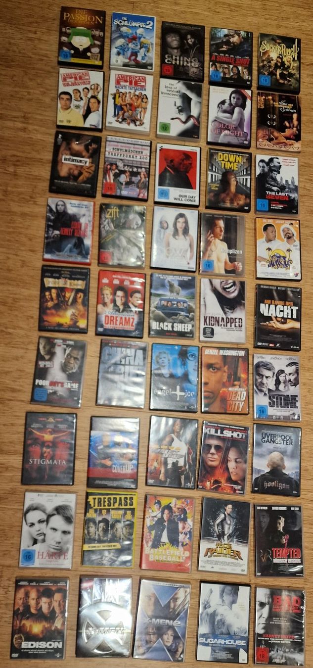 Tutti i DVDs: Sammlung aus 103 DVD – Usato da Weisslingen venduto da Bubo8 1